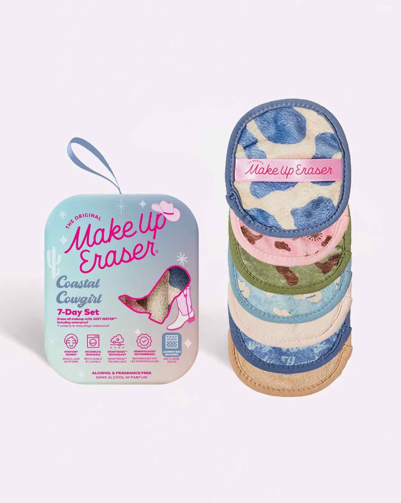 The Original Make Up Eraser, 7 Day Set iin Coastal Cowgirl Prints