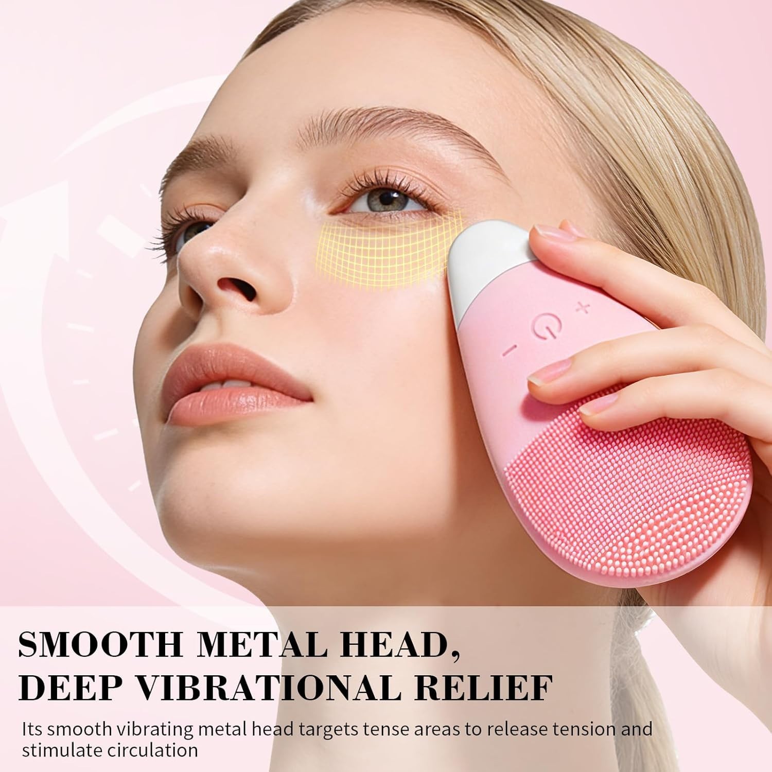 Waterproof Vibrating Exfoliator – Gentle Silicone Face Brush for All Skin Types