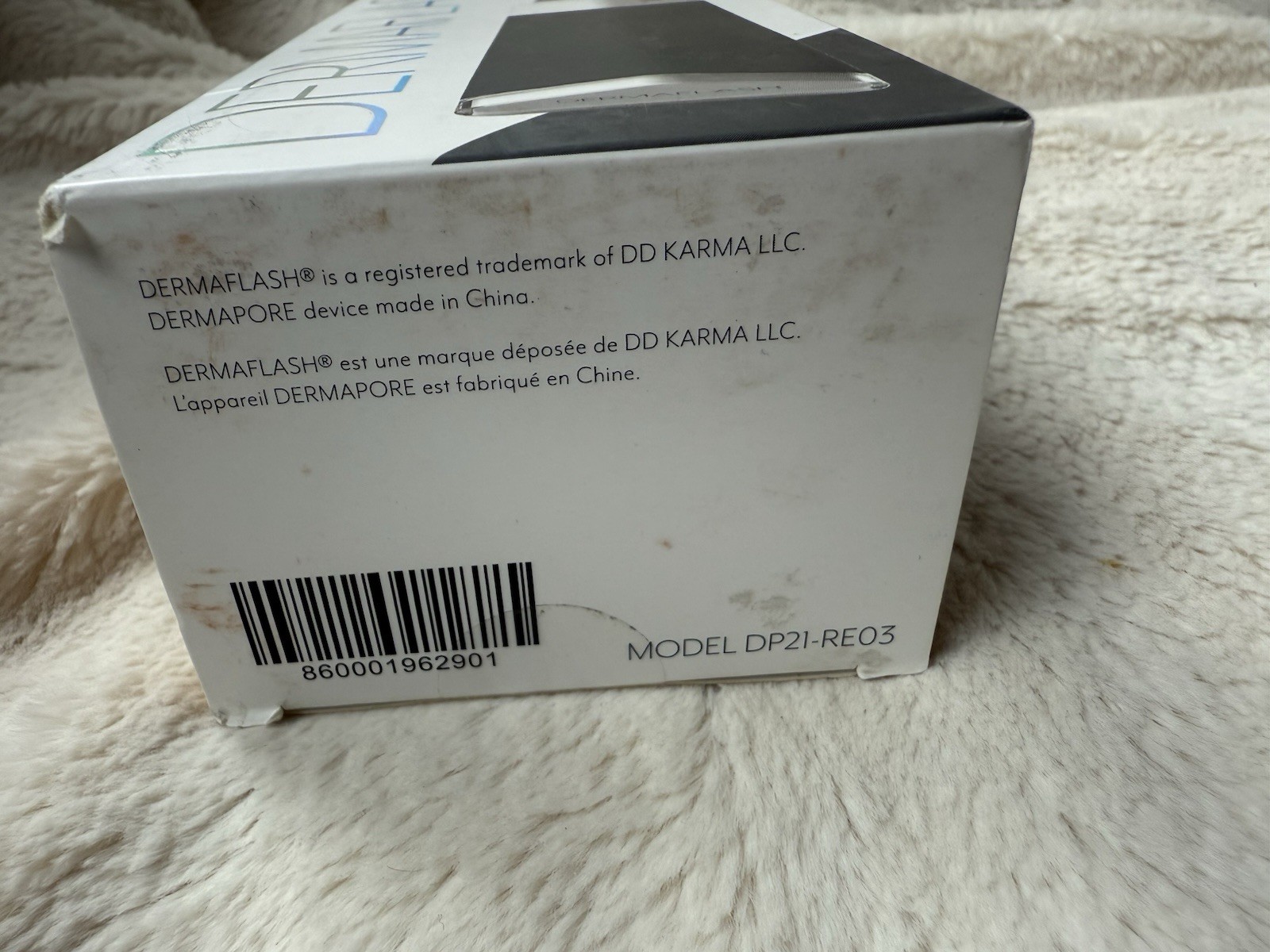 NEW DERMAFLASH DermaPore+ Ultrasonic Pore Extractor Charcoal