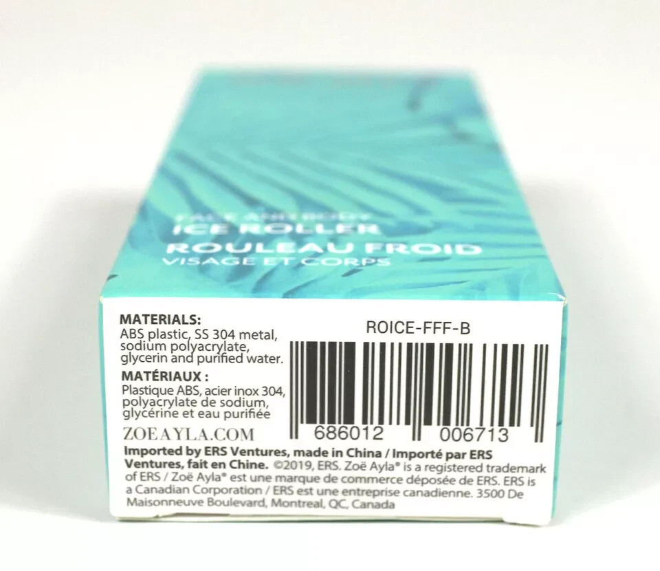 Zoe Ayla Ice Roller for Face and Body ~NIB