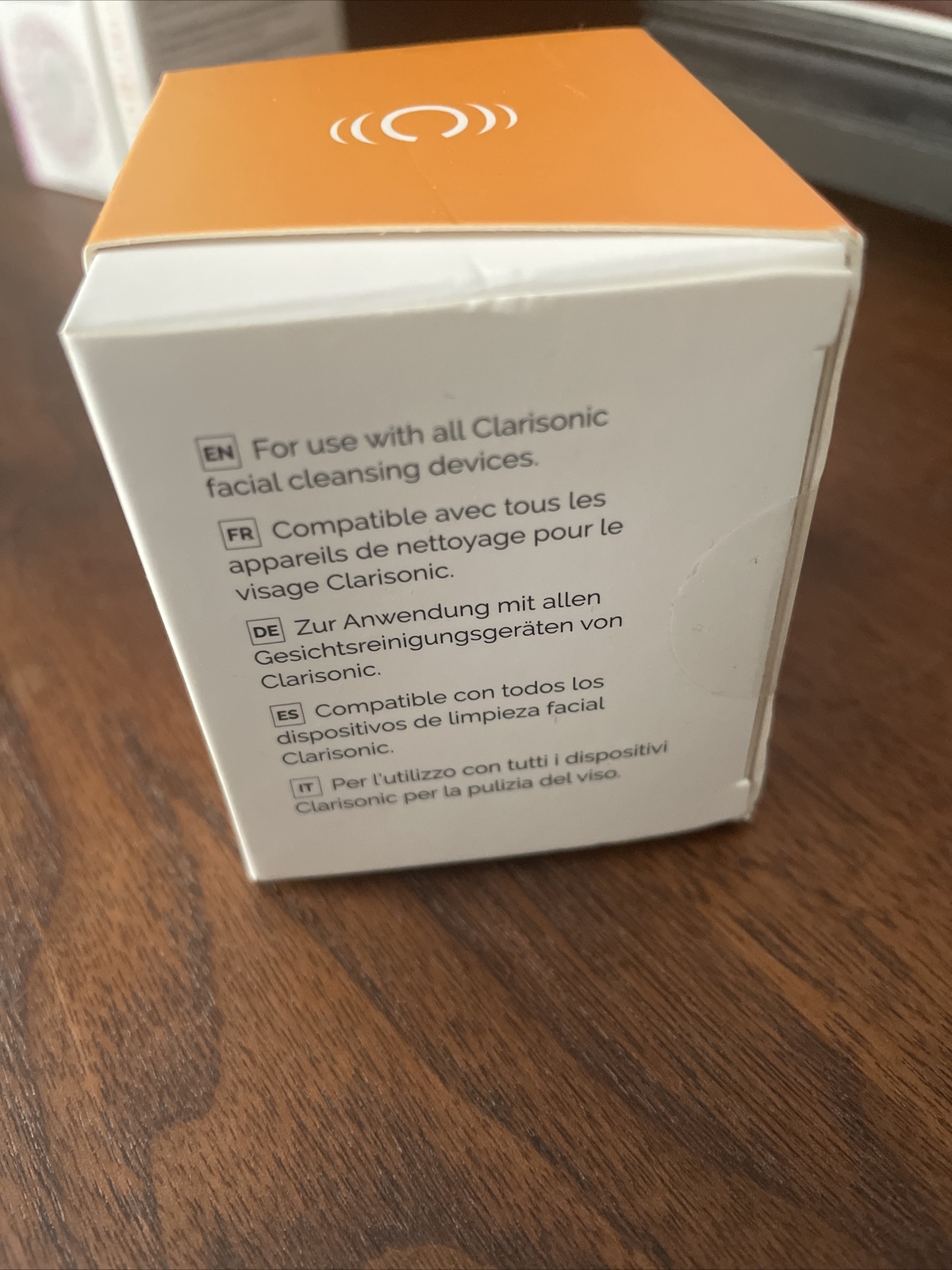 Clarisonic Sonic Exfoliator Retexture Refresh Replacement Brush Head Orange NEW
