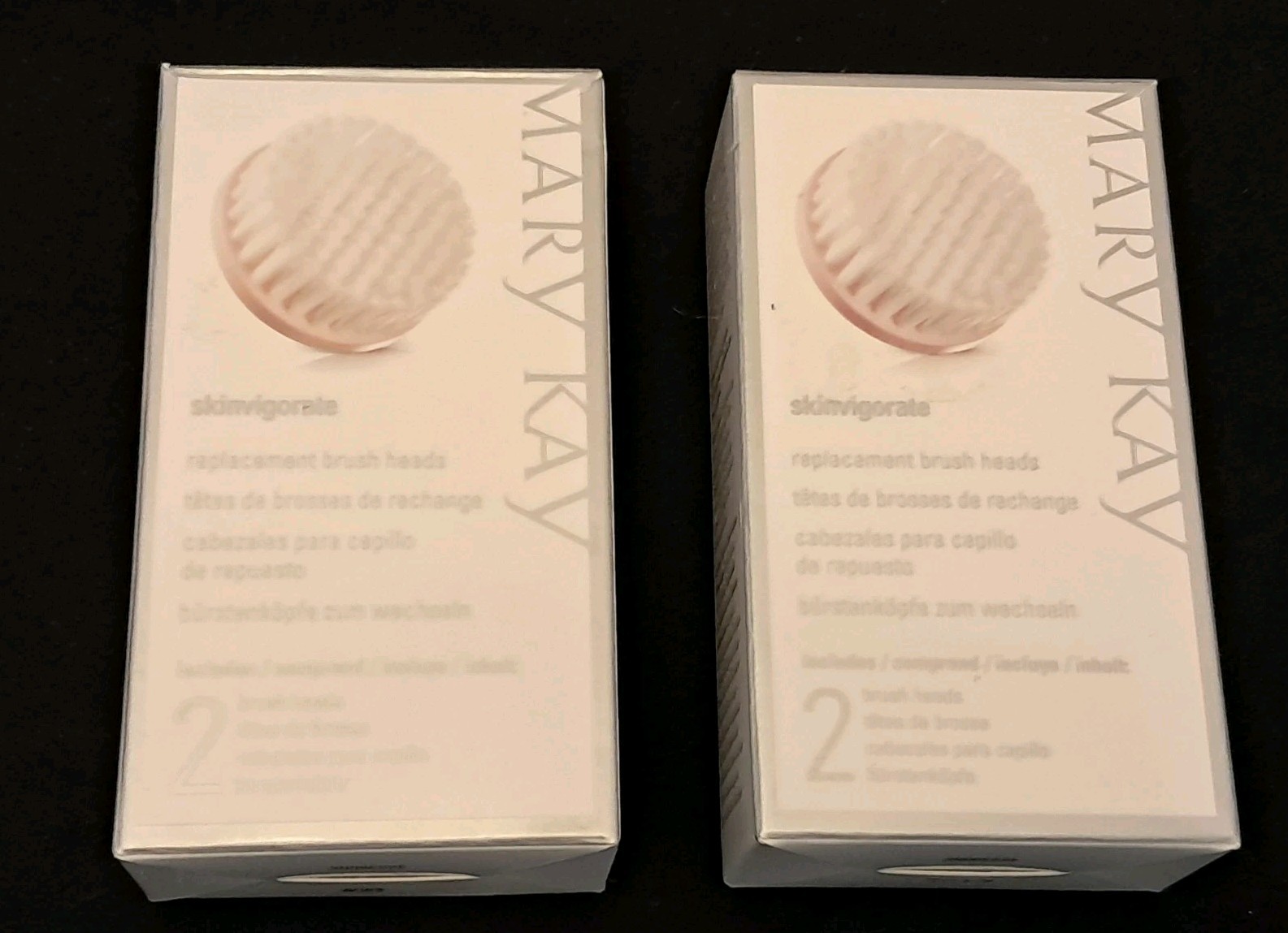 Mary Kay Skinvigorate Replacement Brush Heads Lot Of 4 Facial Cleansing Brush