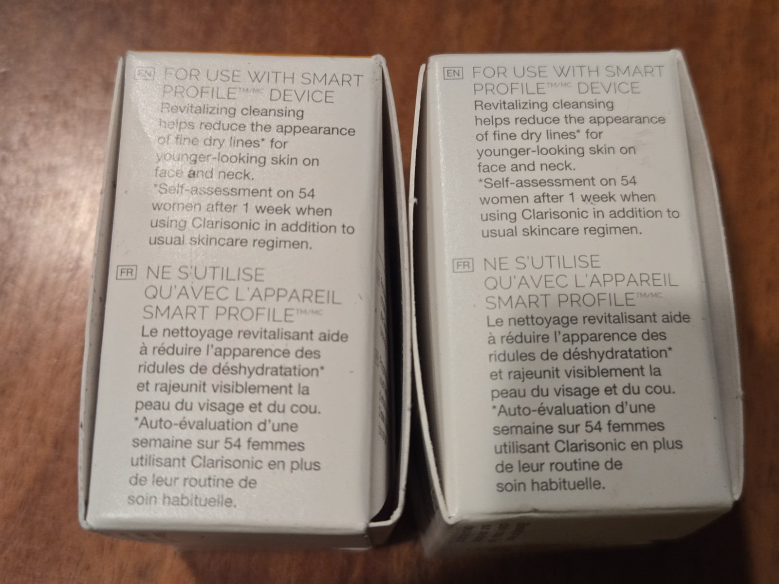 Set of 2 Clarisonic Revitalizing Cleanse Brush Head Replacement Rare One Mia NEW