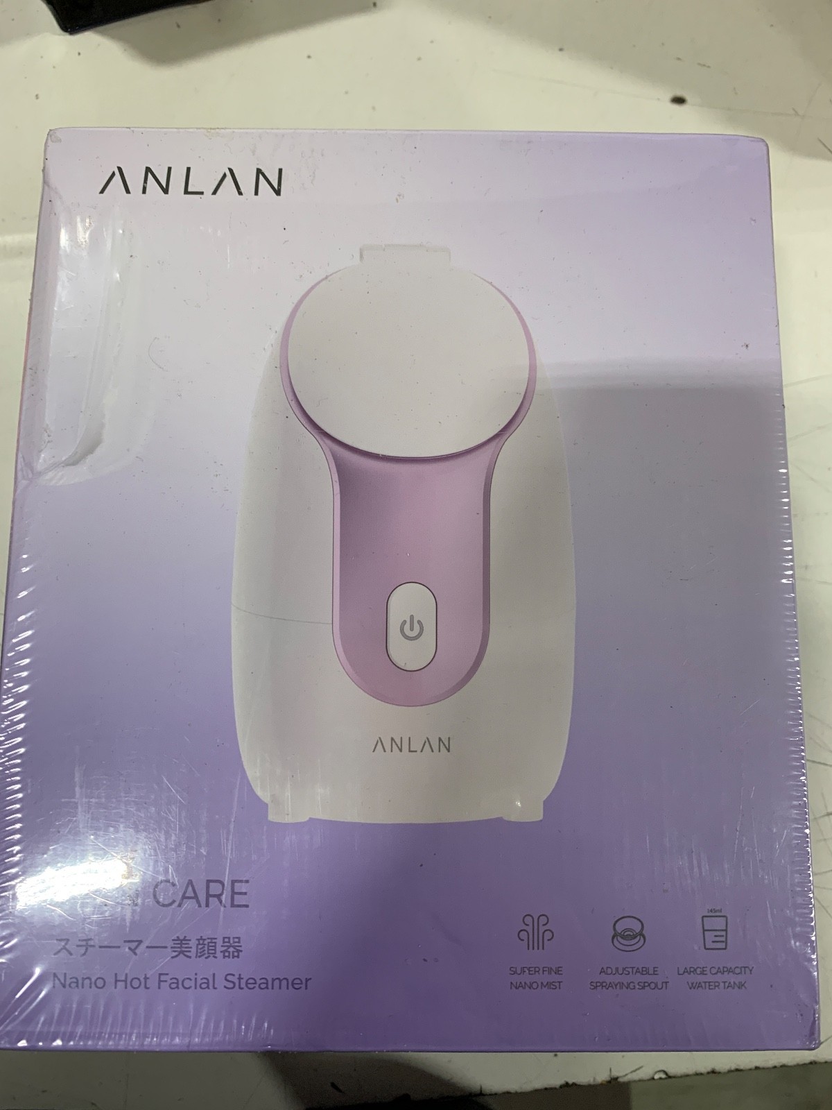 ANLAN Nano Hot facial Steamer Model: Z32 – WHITE/LAVENDER