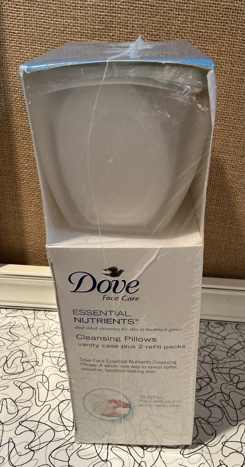 Dove Facial Care Essential Nutrients Dual Sided Cleansing Pillows Vanity Pack…
