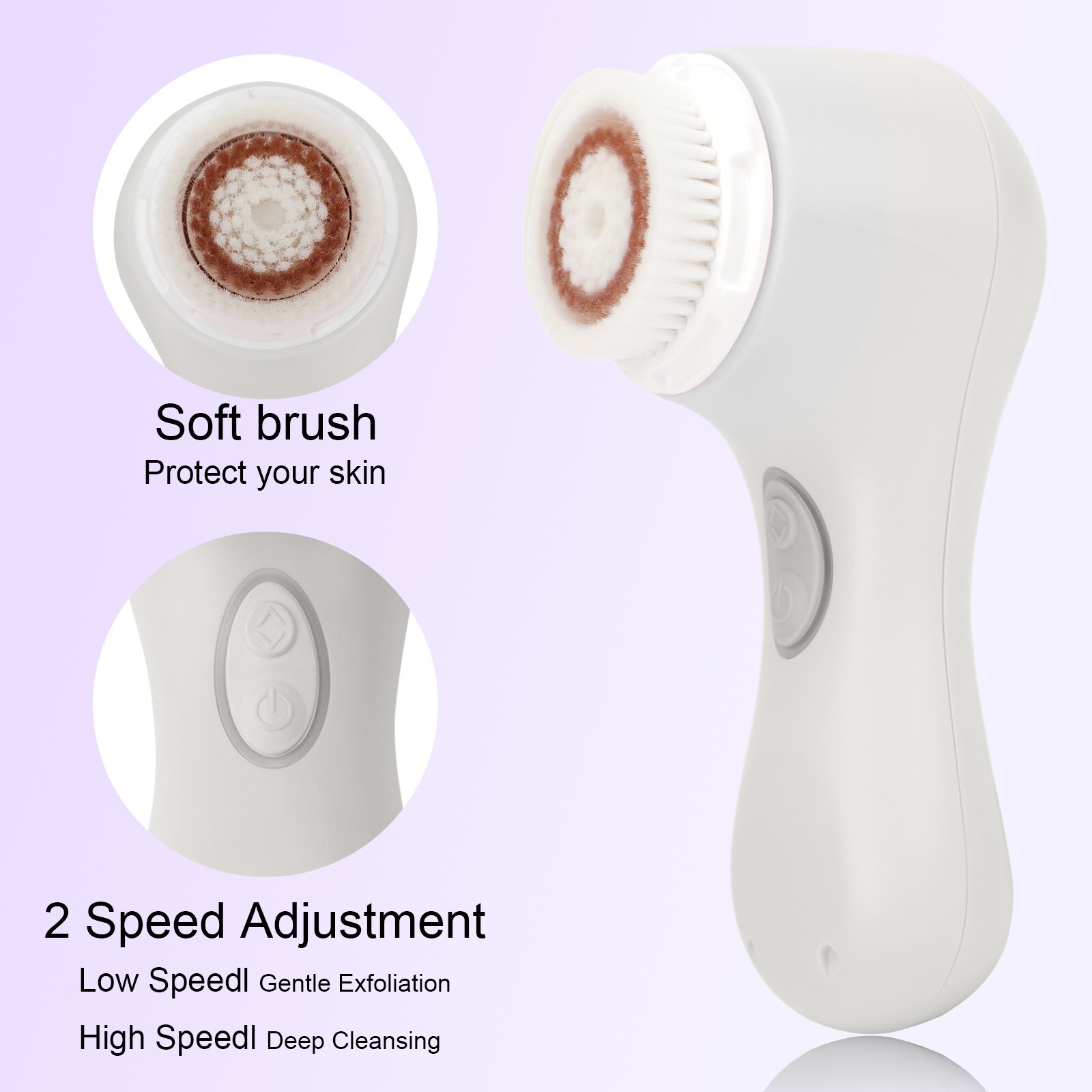 Clarisonic Mia 2 Acoustic Wave Facial Skin Facial Cleansing Brush (white)