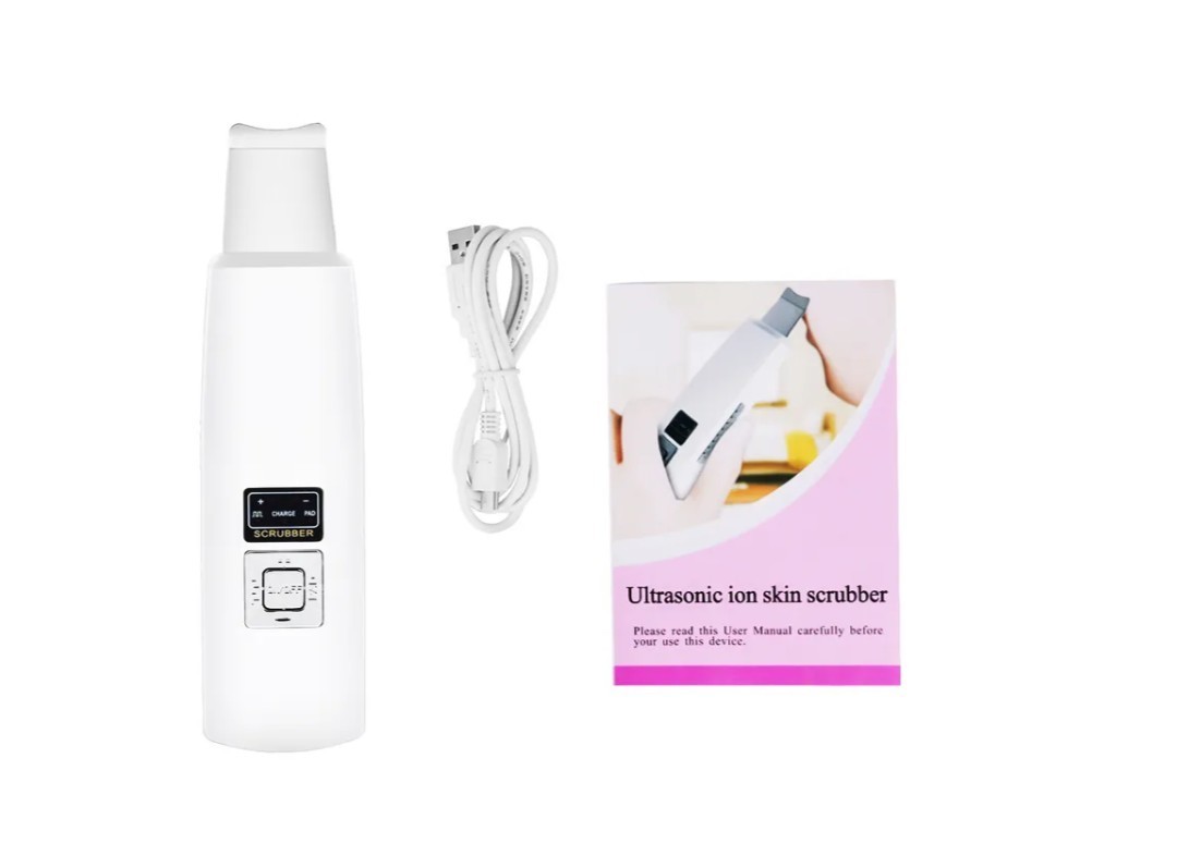 Prospera Panther Ultrasonic Facial Massager, featuring a white design with a…