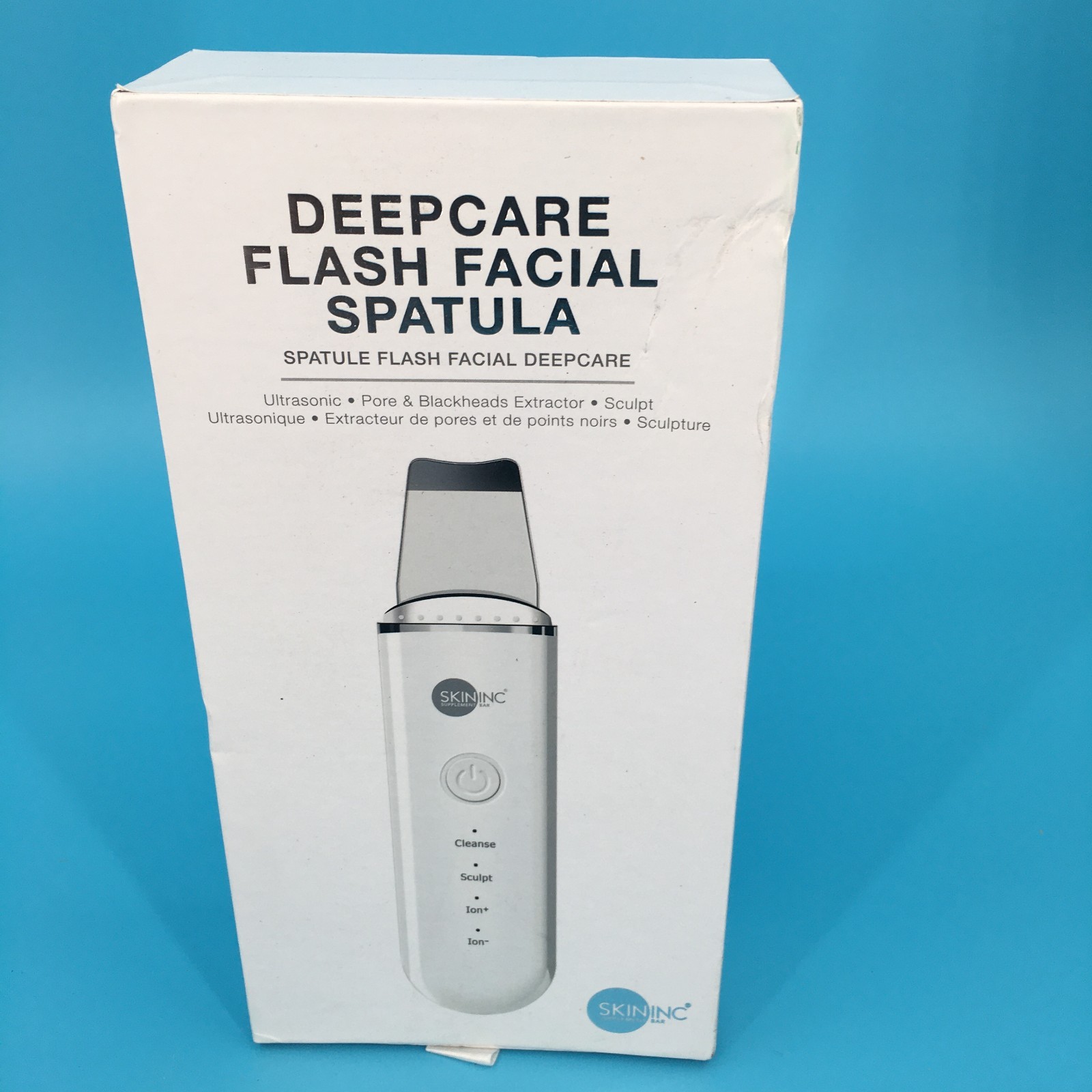 Skin Inc Deepcare Flash Facial Spatula 5-in-1 Ultrasonic Device