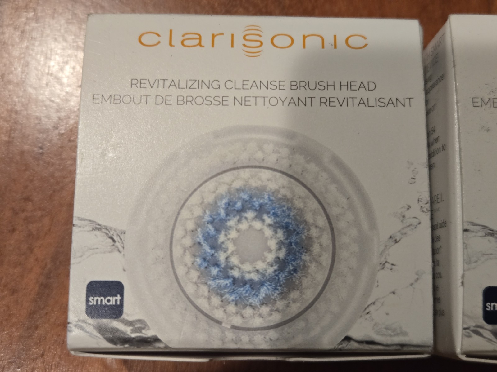 Set of 2 Clarisonic Revitalizing Cleanse Brush Head Replacement Rare One Mia NEW