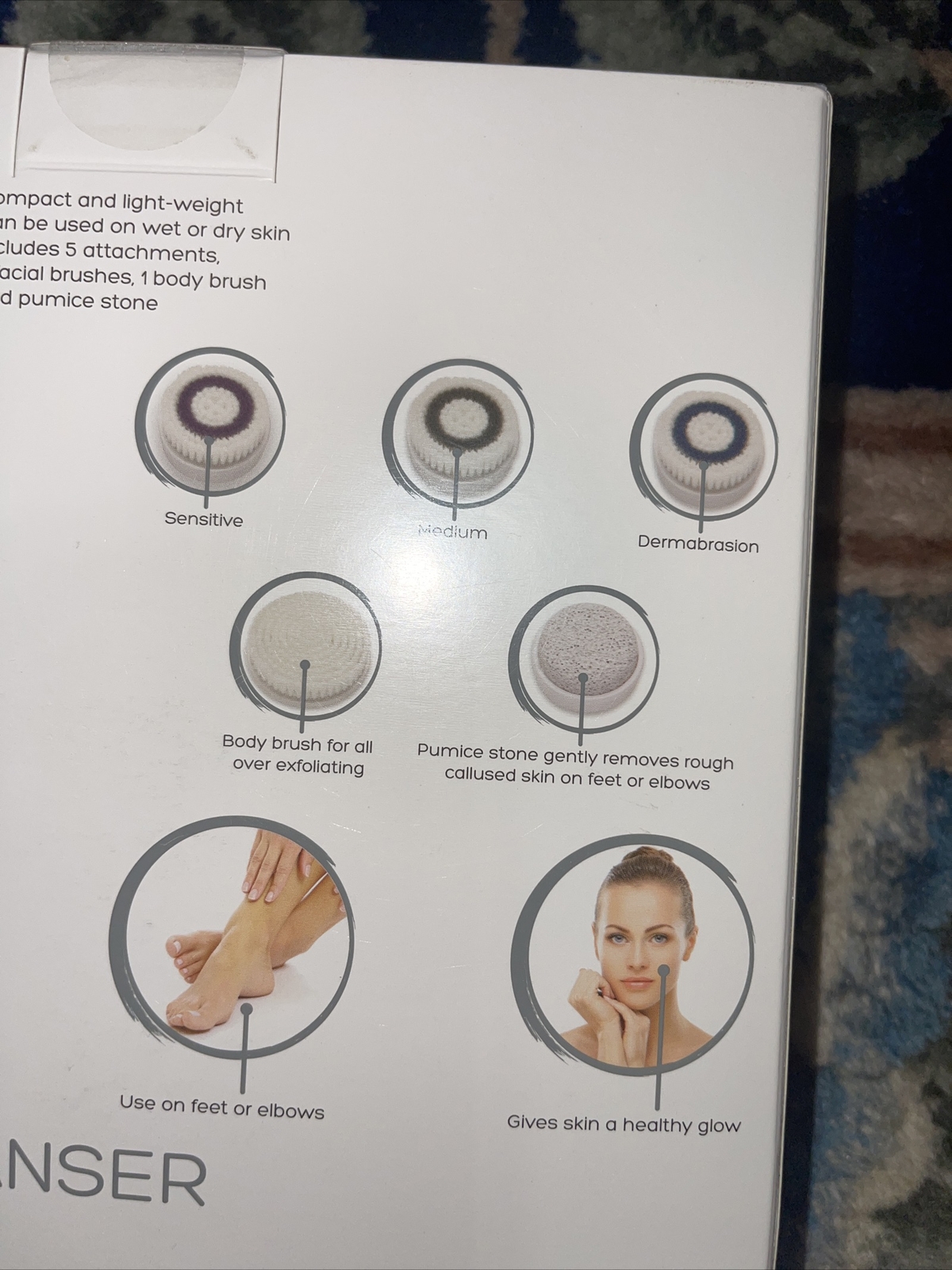 Visage Pro Style Facial Cleanser – Cepillo Limpiador Facial  Rose Gold Colored