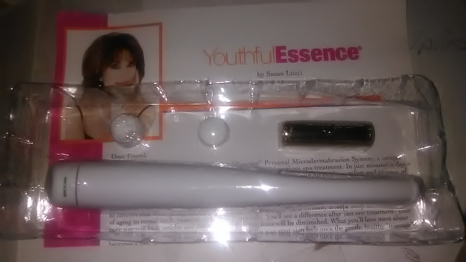 Susan Lucci~Youthful Essence~Micro Erase Microdermabrasion Resurfacing Tool~RARE