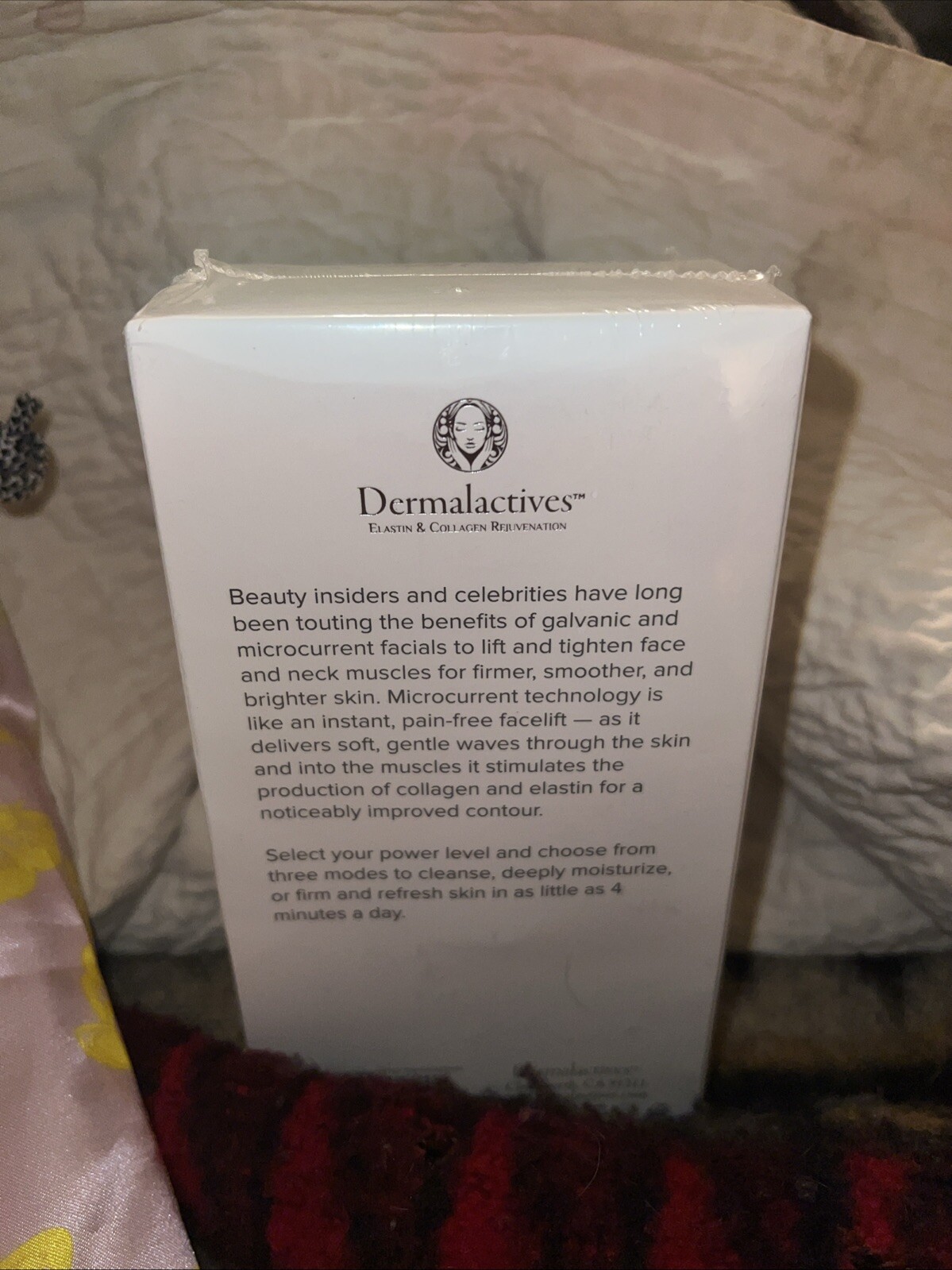 Dermalactives Microcurrent Facial Toning Device Elastin & Collagen Rejuvenation