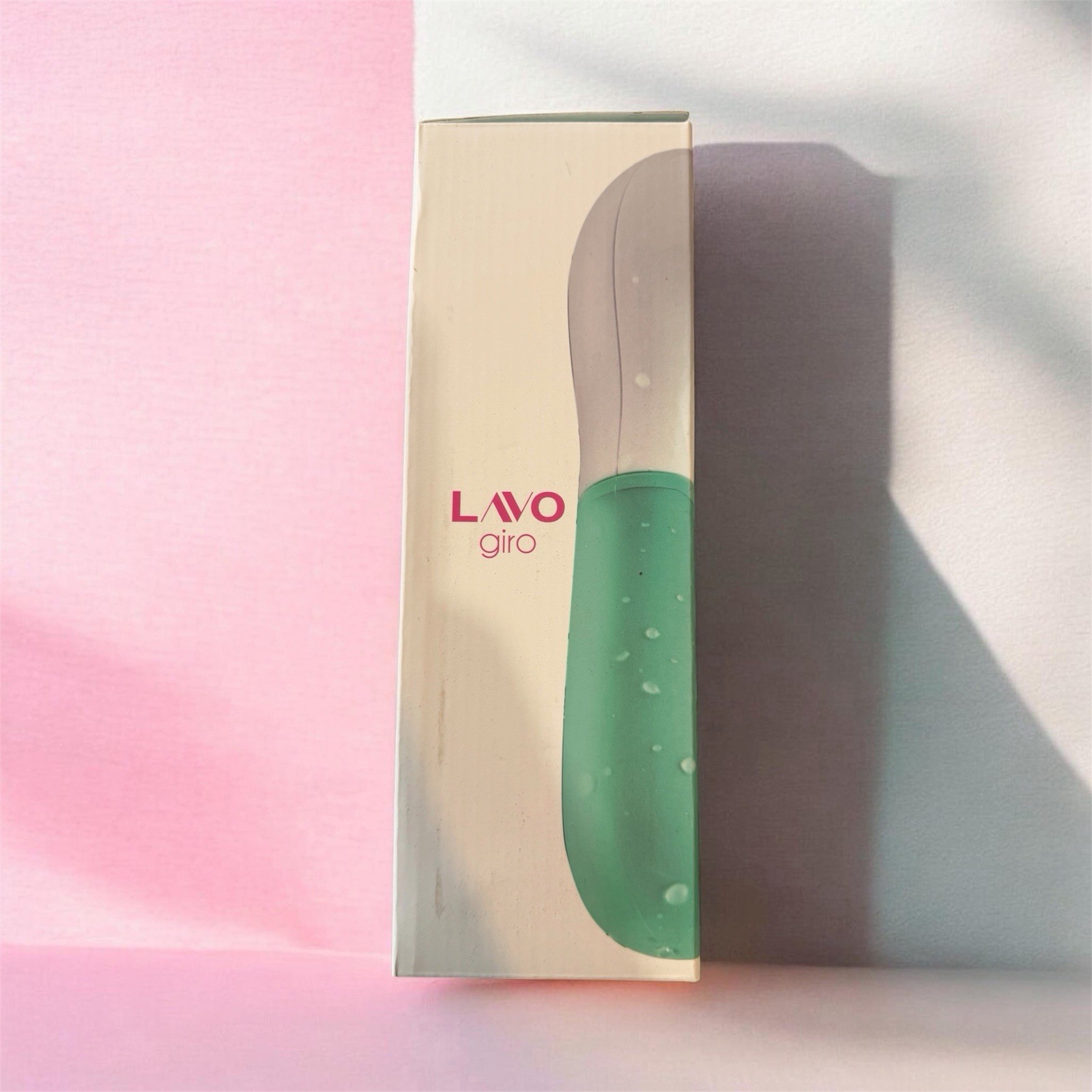 LAVO Giro Electric Facial Brush Waterproof 2-Speed Interchangeable Heads Green