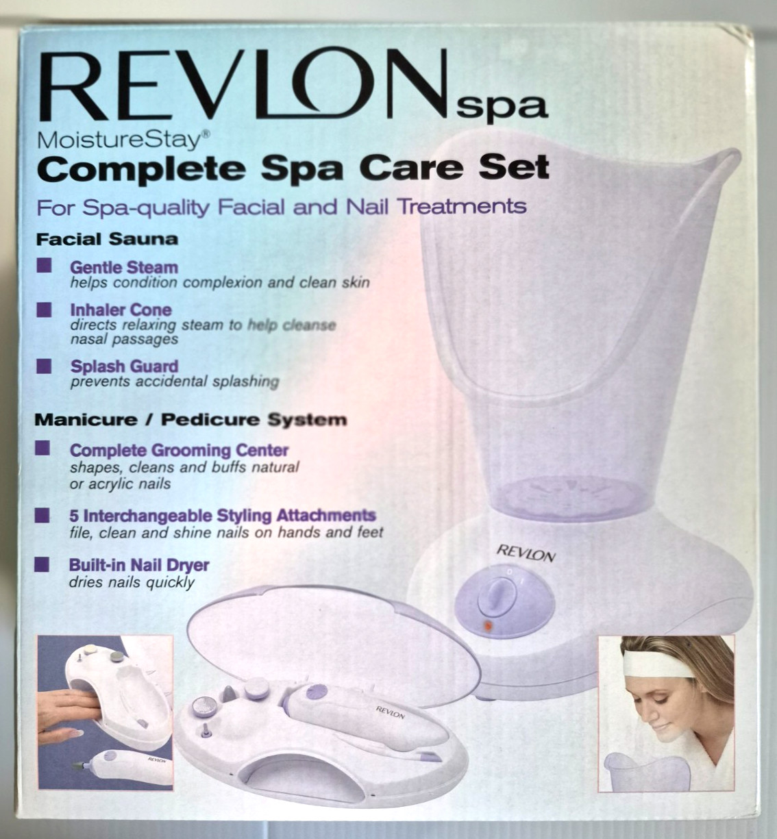 Revlon Spa MoistureStay NEW Complete Spa Care for Facial & Nail Treatments