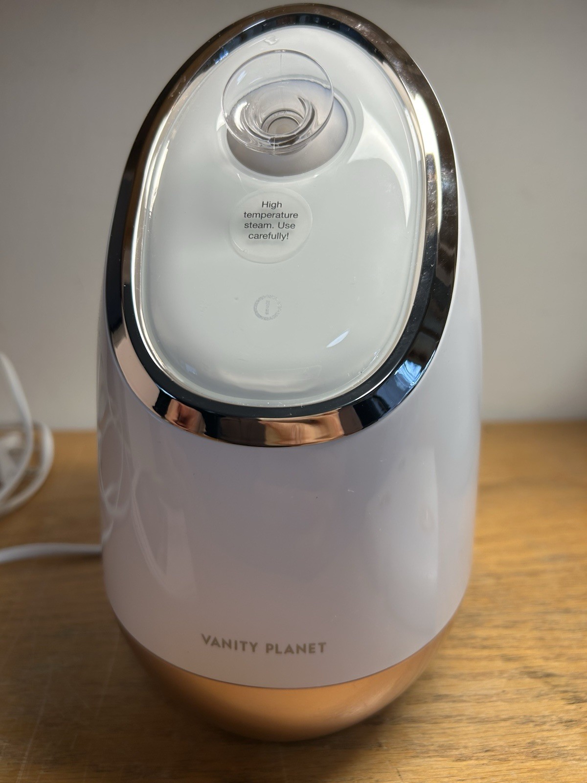 Vanity Planet Facial Steamer Detoxify Clarify Hydrate Skin 5′ 1/2″ Cord