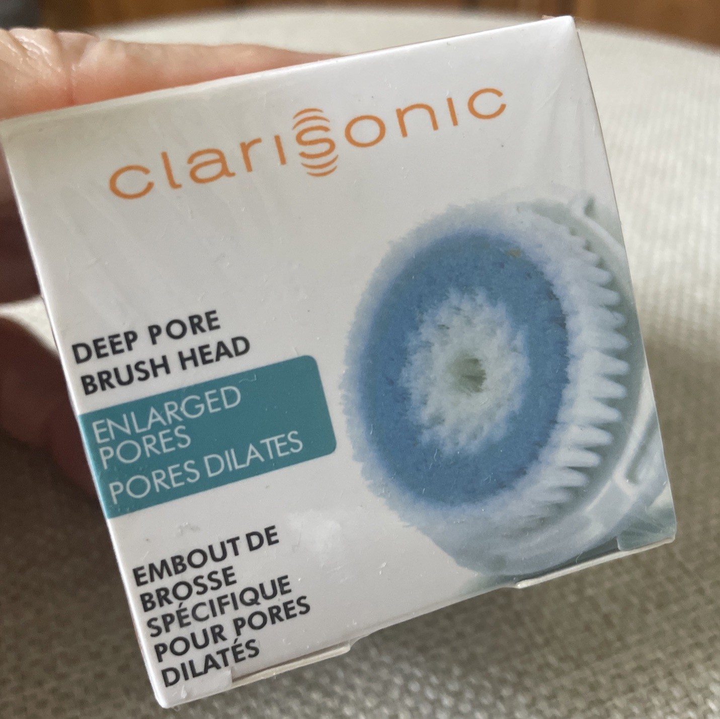 NEW IN BOX Lot Of Two CLARISONIC Deep Pore Brush Head REPLACEMENT Enlarged Pores