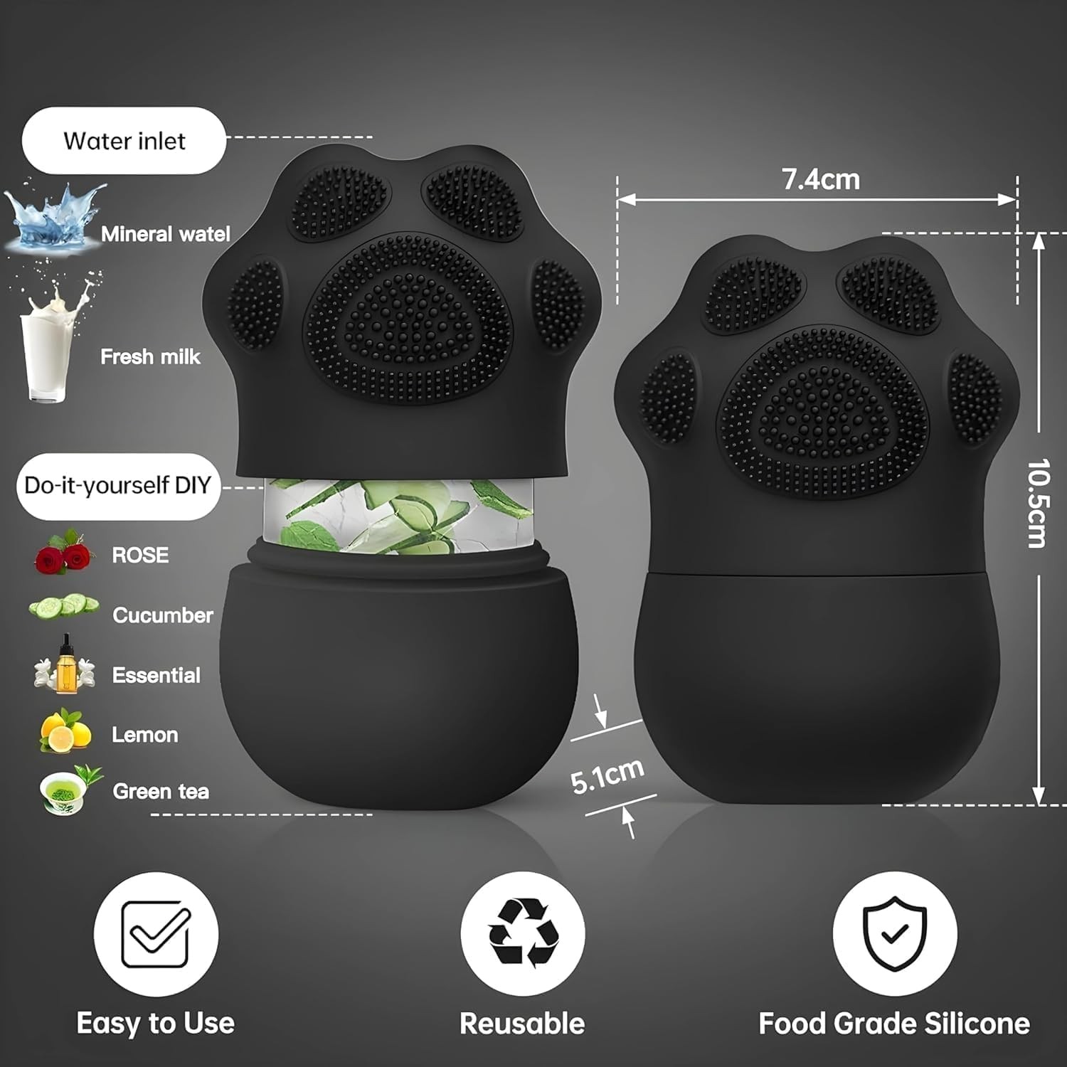 Episkey Silicone Face Scrubber Facial Cleansing Brush Exfoliator