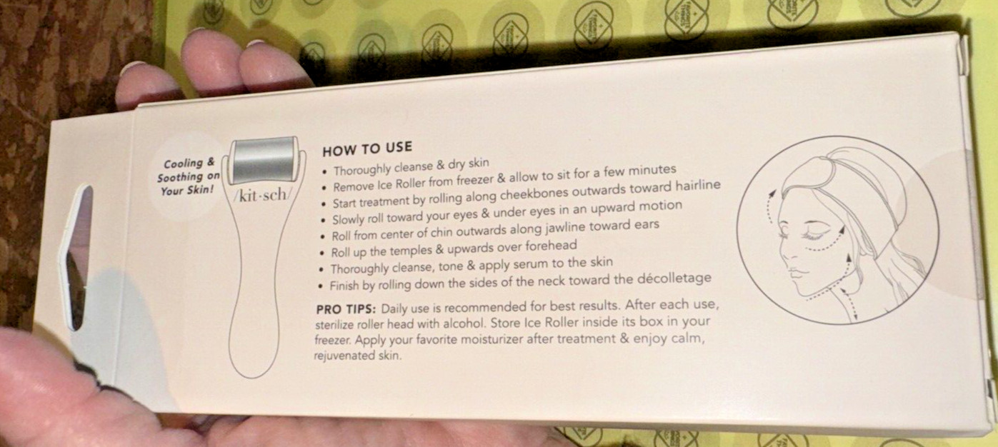 Ice Roller for your Overworked/Sensitive Skin – De-Puff & Soothe by /Kit•sch/