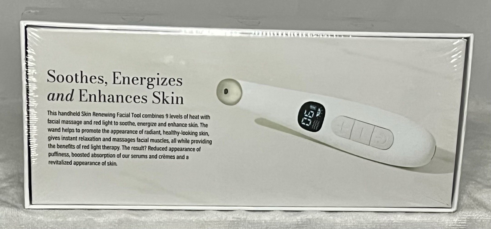 Meaningful Beauty Skin Renewing Facial Tool Heat Massage Red Light “New/Sealed*