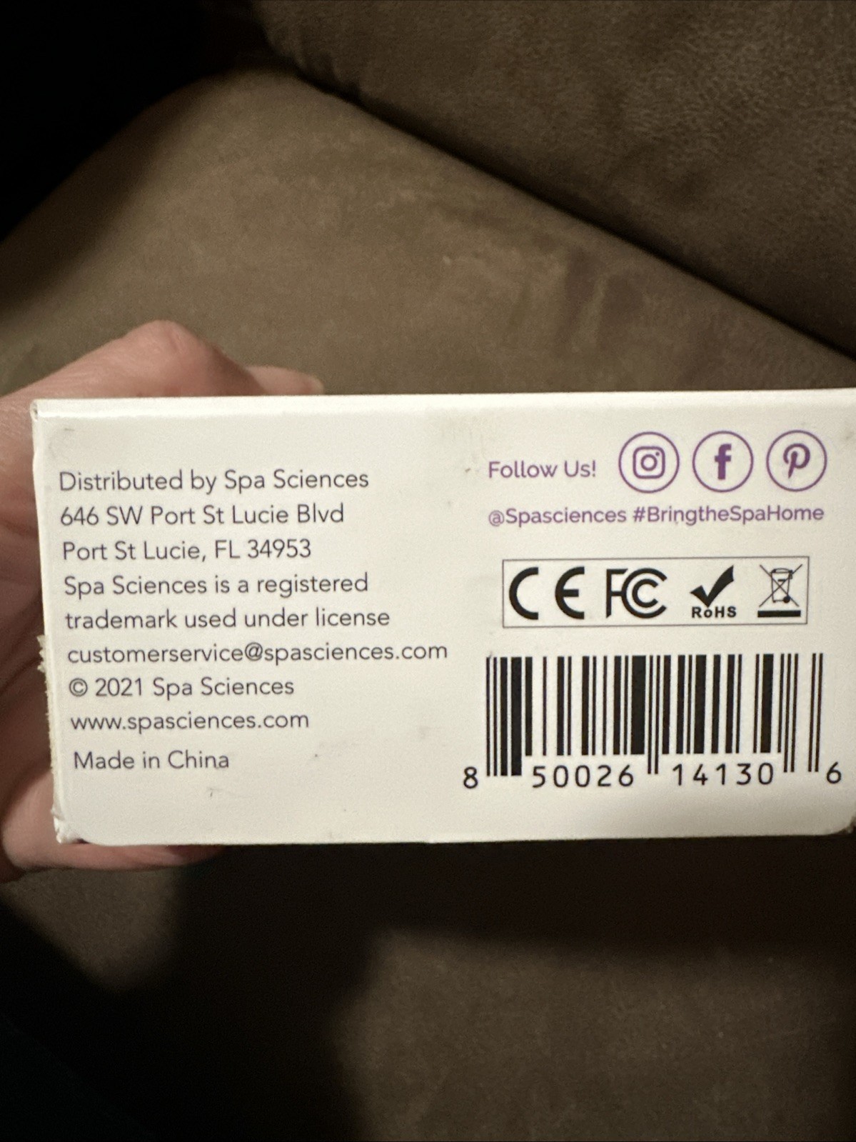 Spa Sciences – Nano Mister – Hydrating Facial Mister with Battery Bank