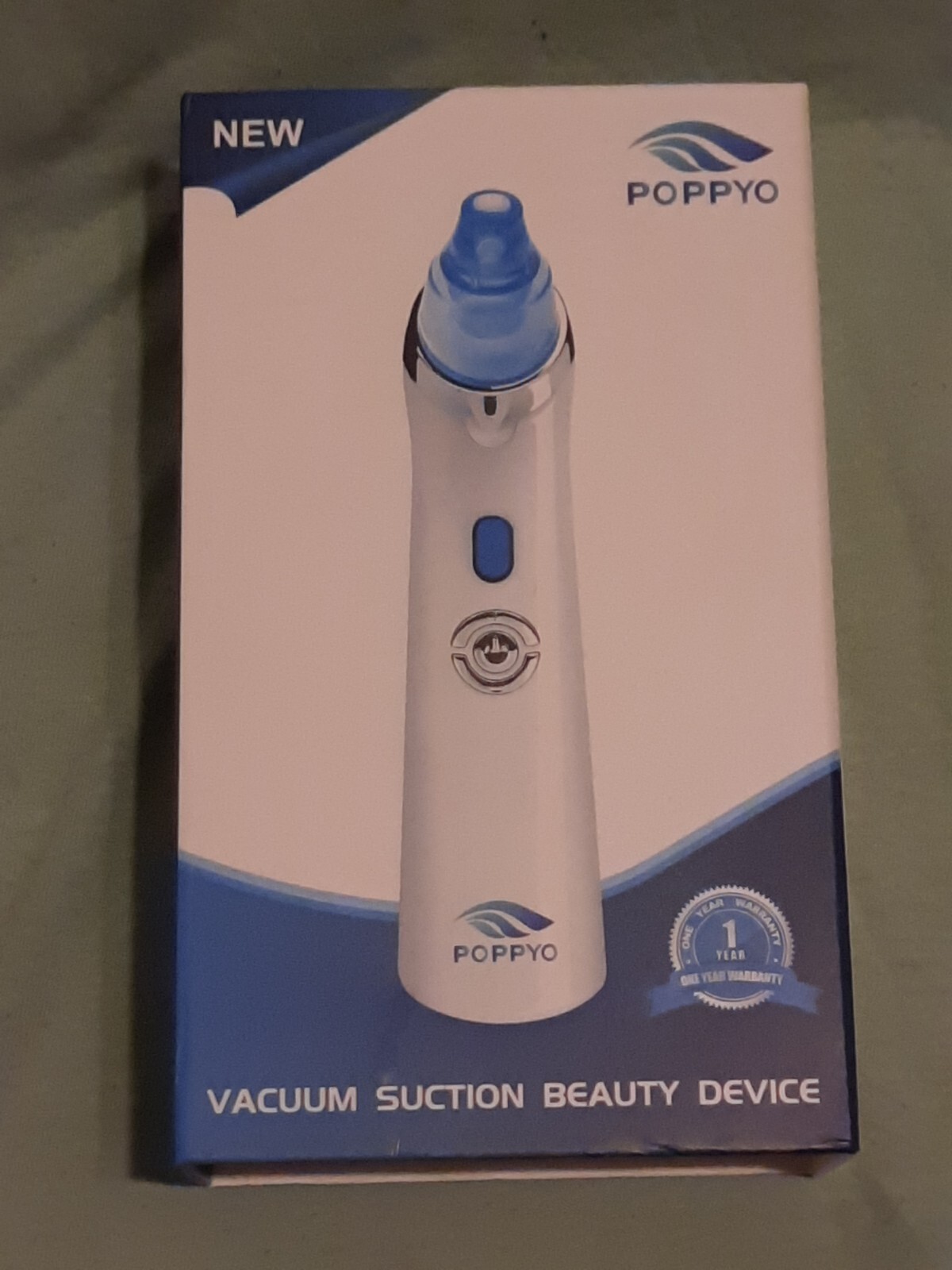 Poppyo Vacuum Suction Beauty Device – NEW OPEN BOX Black Head Remover Tool