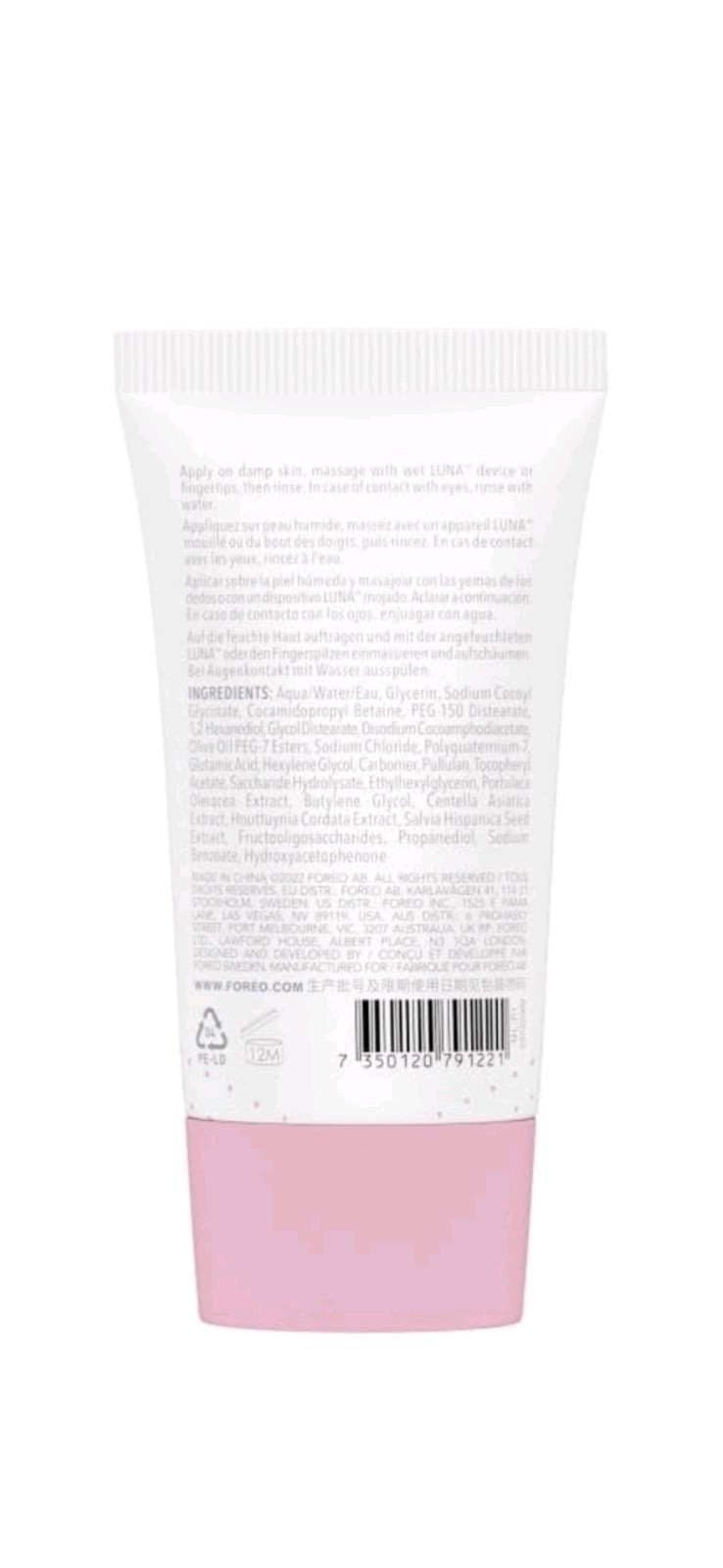 FOREO Luna Mini 3 – Premium Facial Cleansing Brush-Pearl Pink bundle NEW