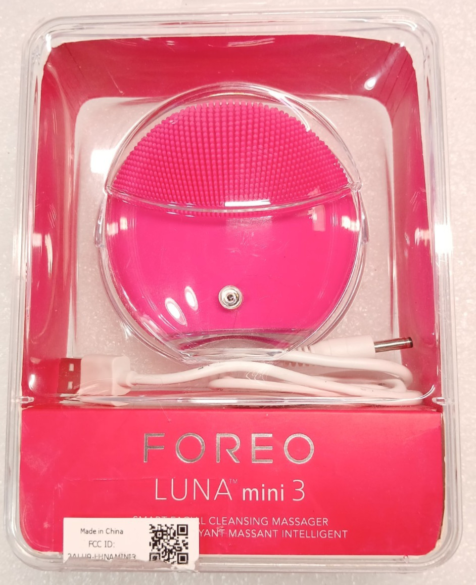 Foreo Luna Mini 3 Facial Cleansing Massager – Hot Pink – Good Working Condition