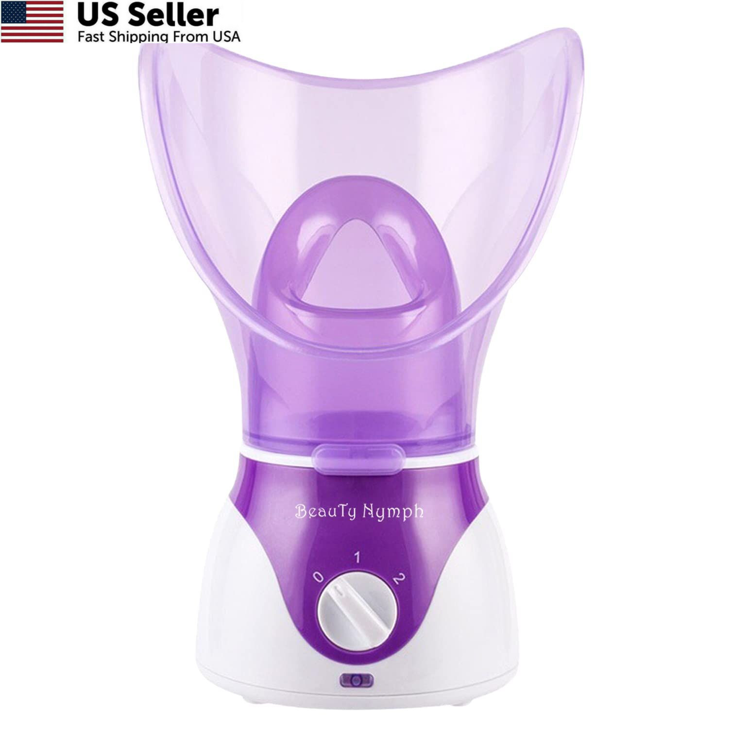 Face Steamer,Beauty Nymph Spa Home Facial Steamer 1 Count (Pack of 1), Purple