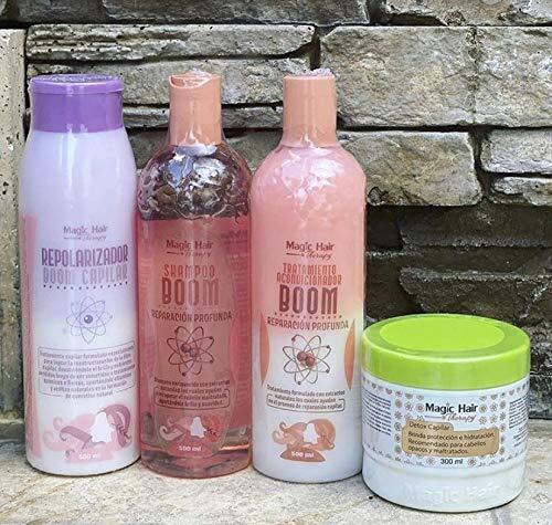 Magic Hair Therapy Shampoo, Acondicionador BOOM, Repolarizador y Detox Capilar