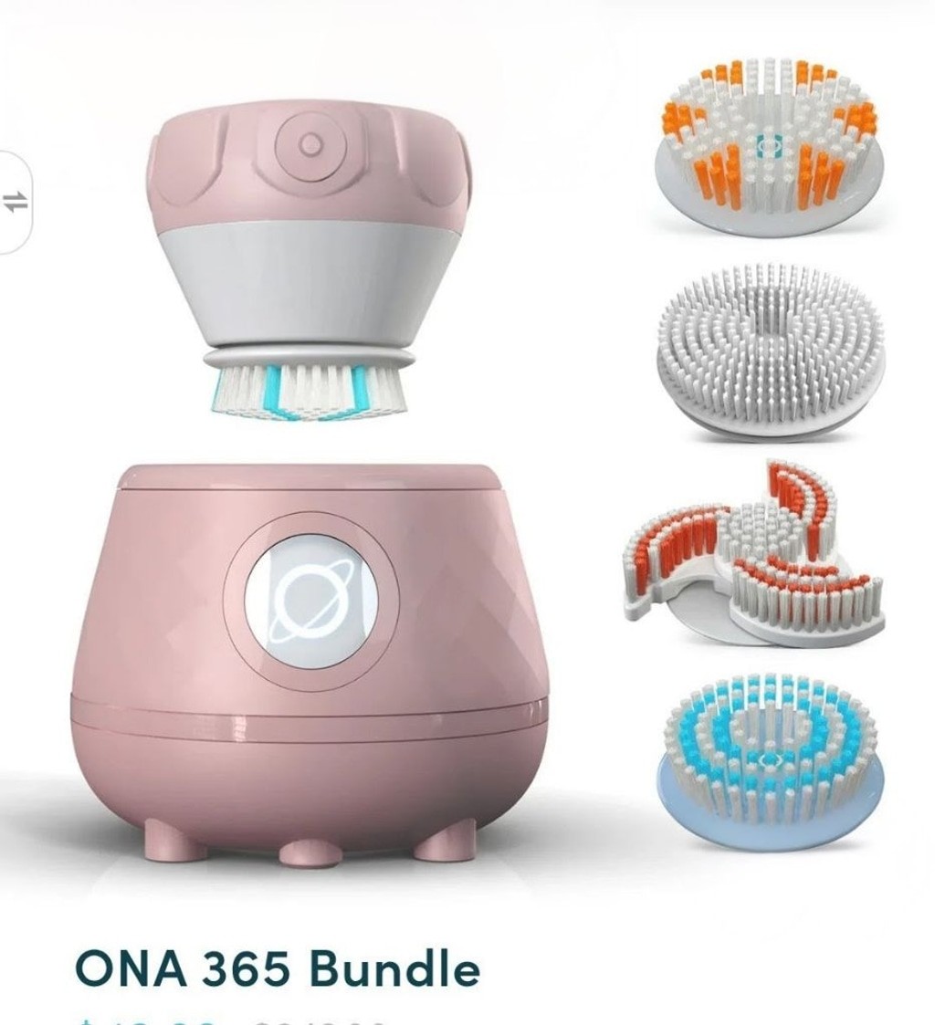 ONA Diamond Facial Cleansing System in Rose Gold