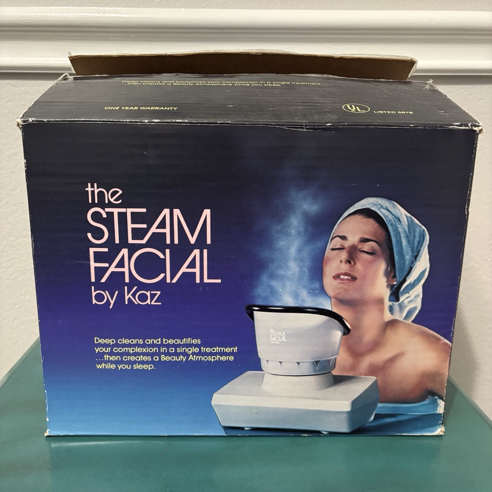 Vintage The Steam Facial by Kaz Pore Cleansing Facial Steamer & Room Humidifier