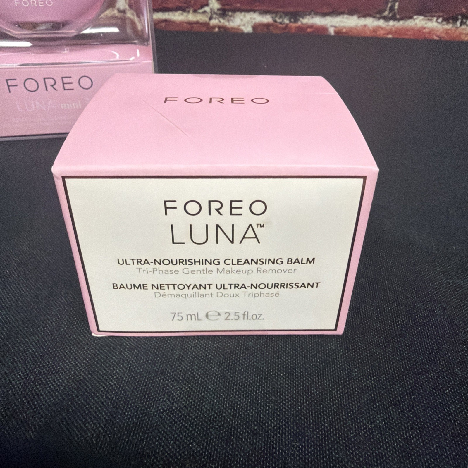 FOREO Luna Mini 3 Premium Facial Cleansing Massaging Brush/cleansing Balm NEW