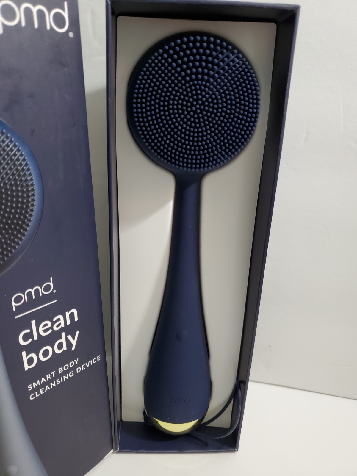 PMD Clean Body – Smart Body Navy Cleansing Device #4033 for Shower/Bath- New