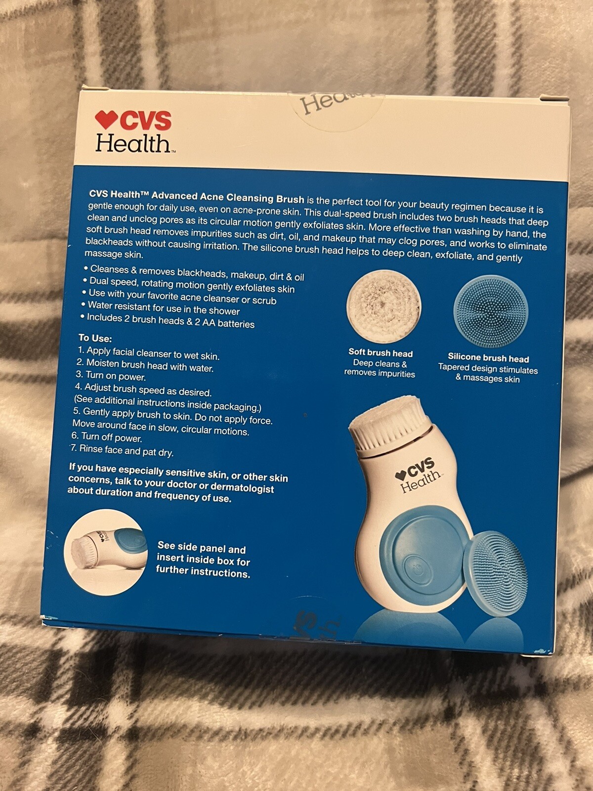 CVS Health Advanced Acne Cleansing Brush NWB