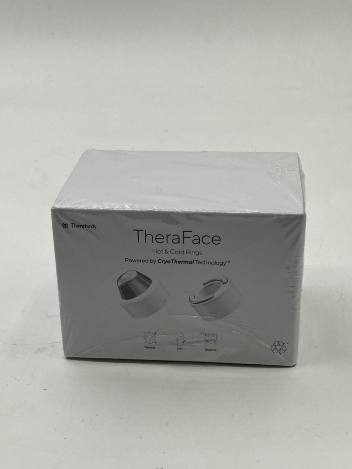 Therabody TheraFace – Hot and Cold Rings – White