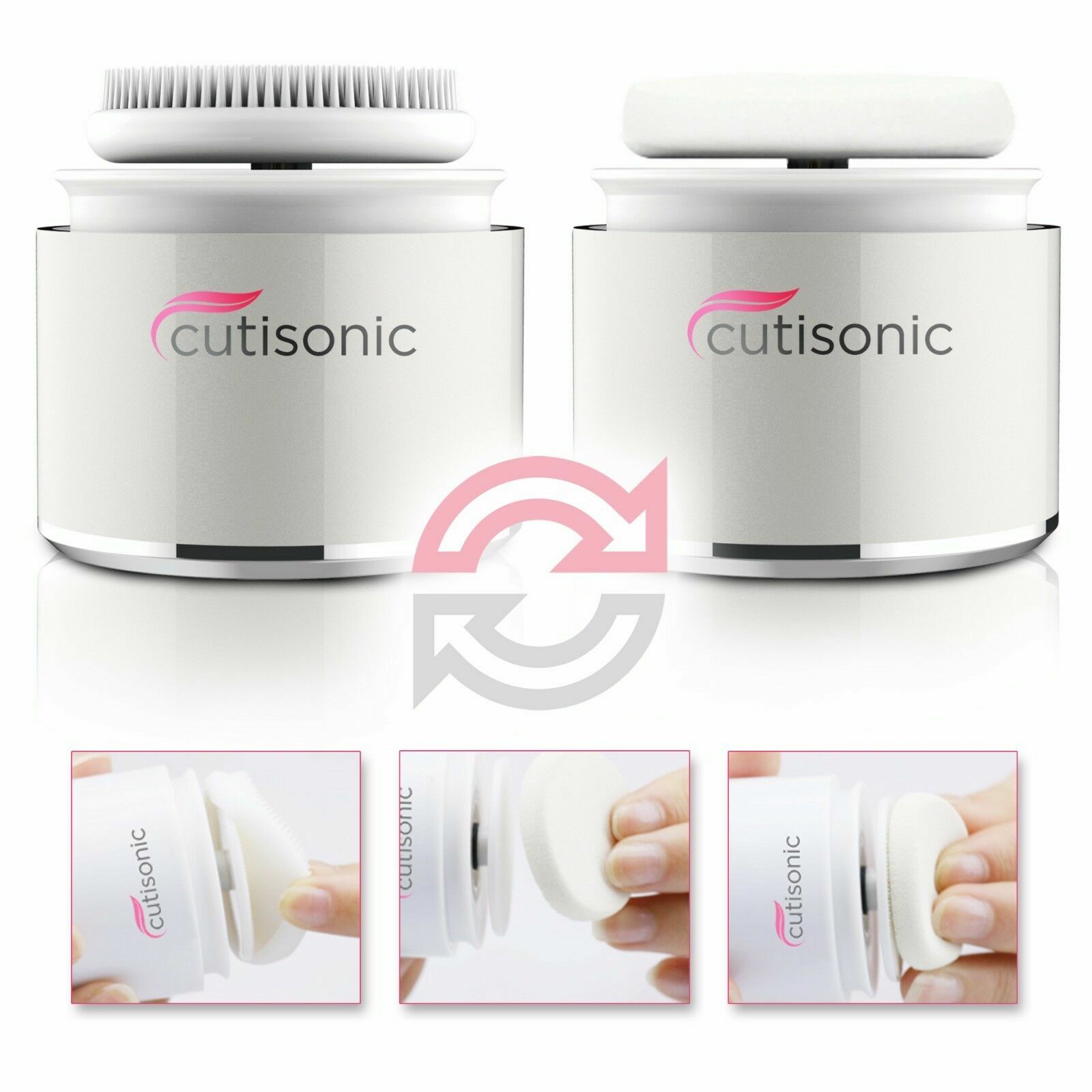 Cutisonic Mini Travel Sonic Facial Cleanser With Cap ~ New Sealed