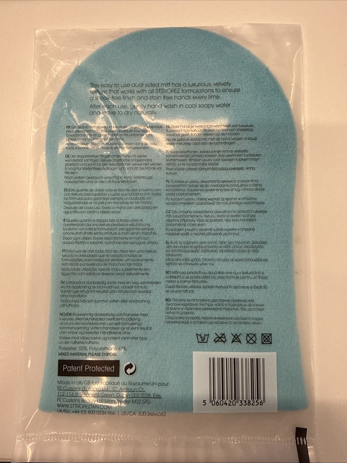 St. Tropez Dual Sided Velvet Luxe Applicator Mitt