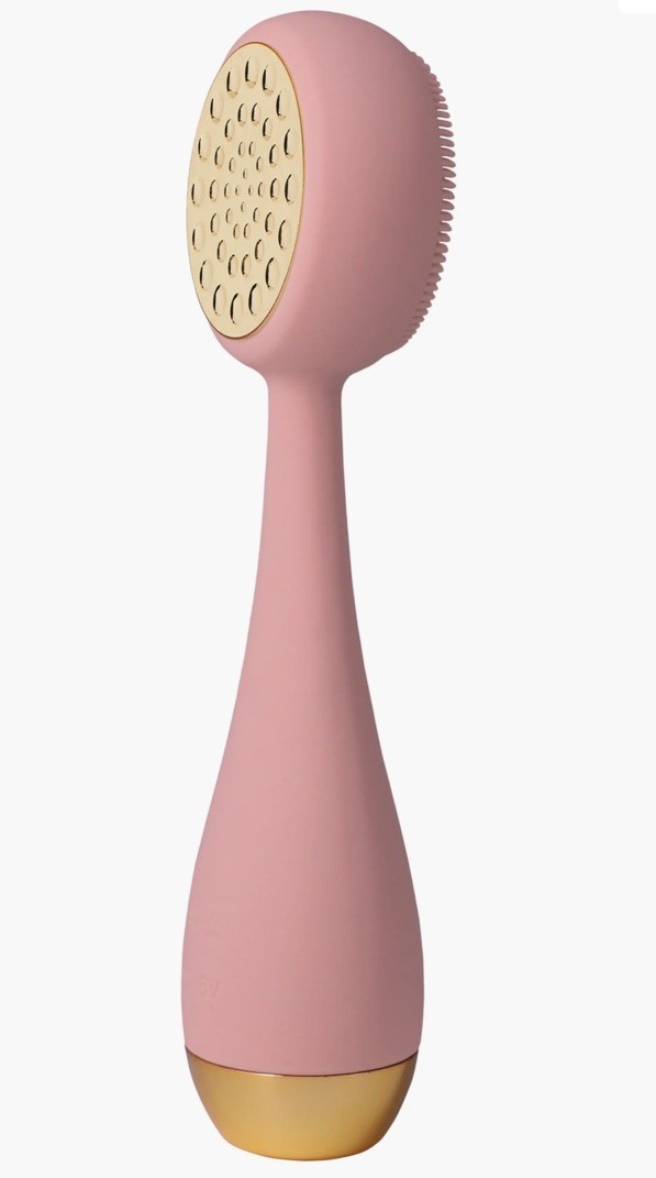 (47)PMD Clean Pro Smart Facial Cleansing Device, Pink w Gold Finish- Open box