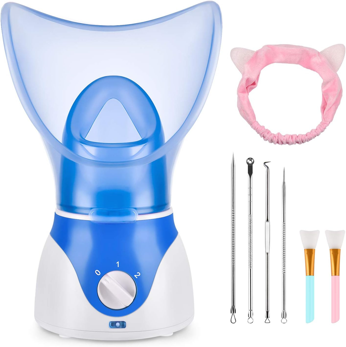 Face Steamer for Facial Deep Cleaning, Facial Steamer for Women, 2 Modes Nano Io