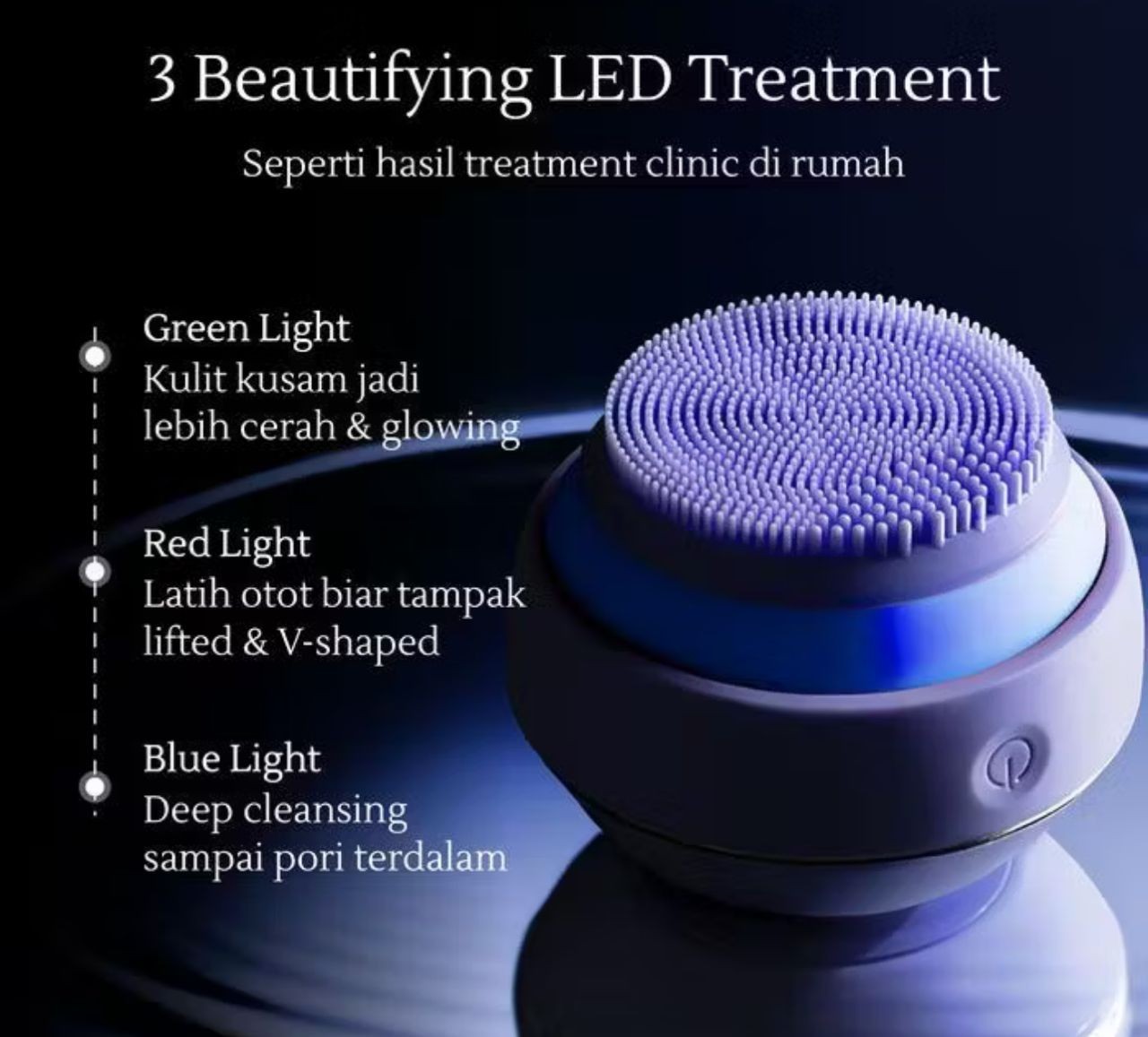 (MIRAE) Sonic Facial Cleansing Brush Device 1pc NEW – Free Shipping