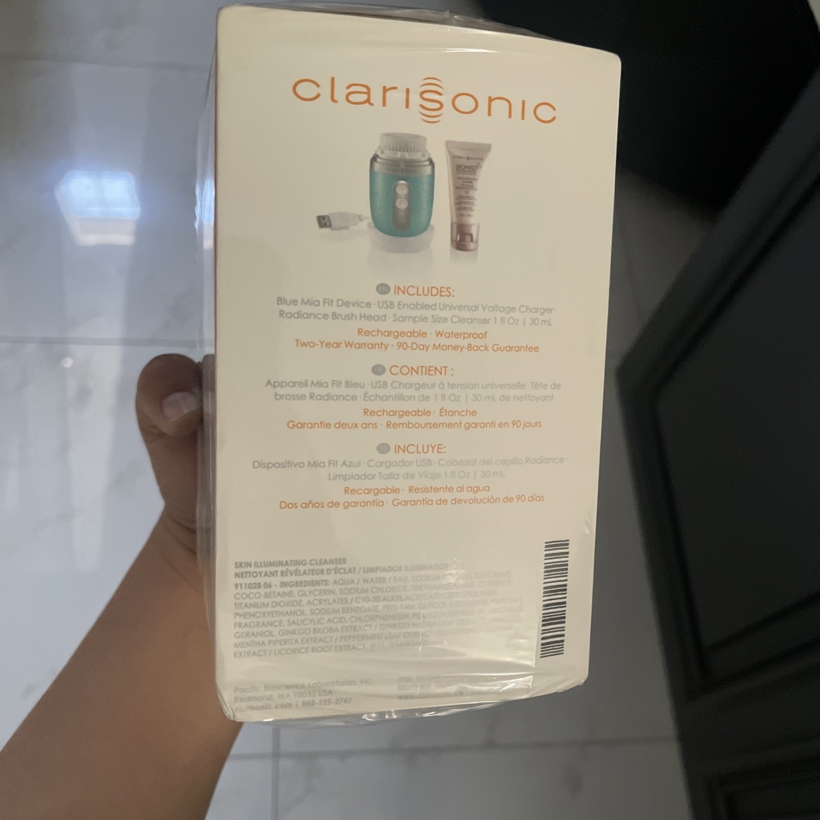 Clarisonic Mia FIT Sonic Facial Cleansing Brush System – Blue