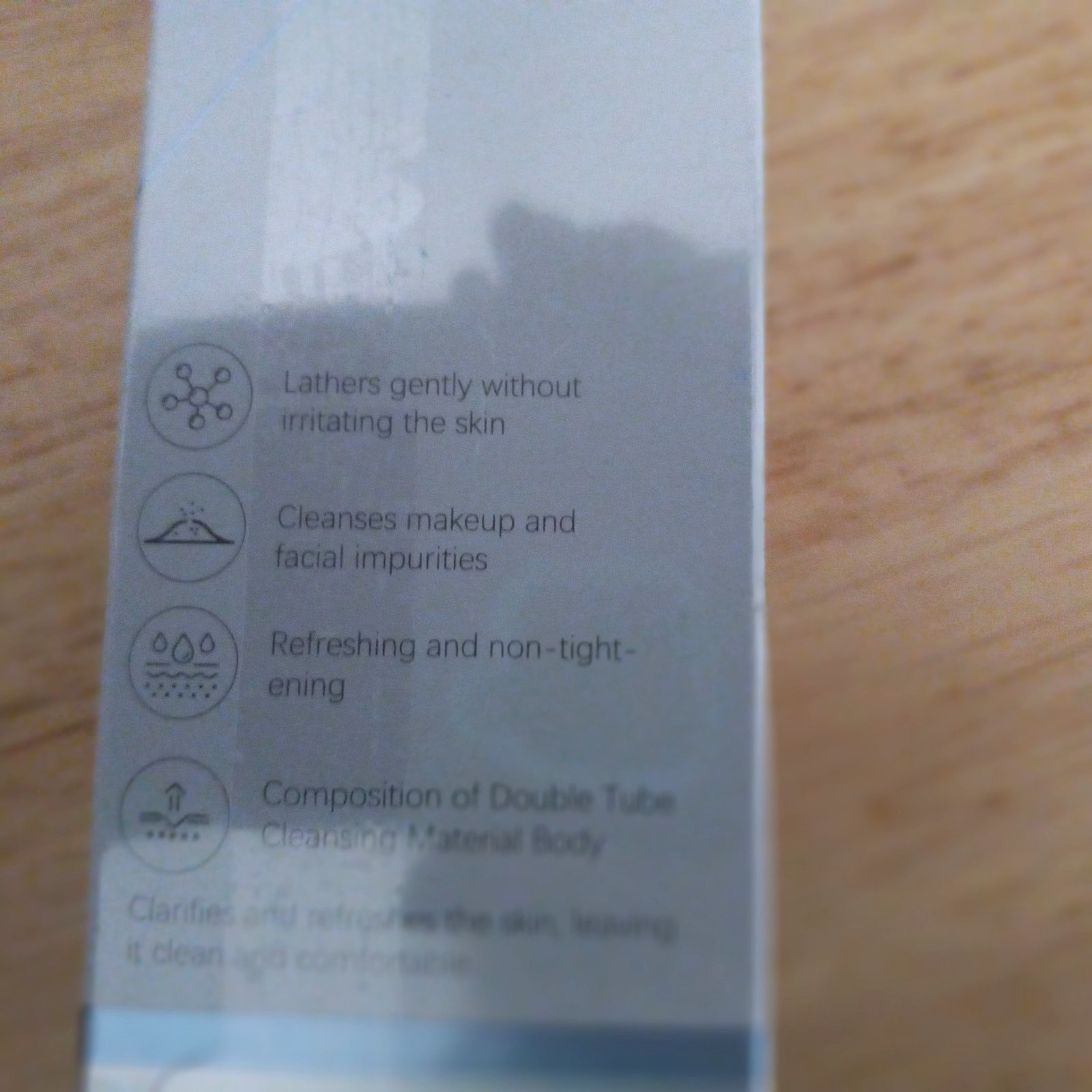 Relaso Facial Cleanser Dual Tube Amino Acid White Clay Gentle NEW Cleanser Mask
