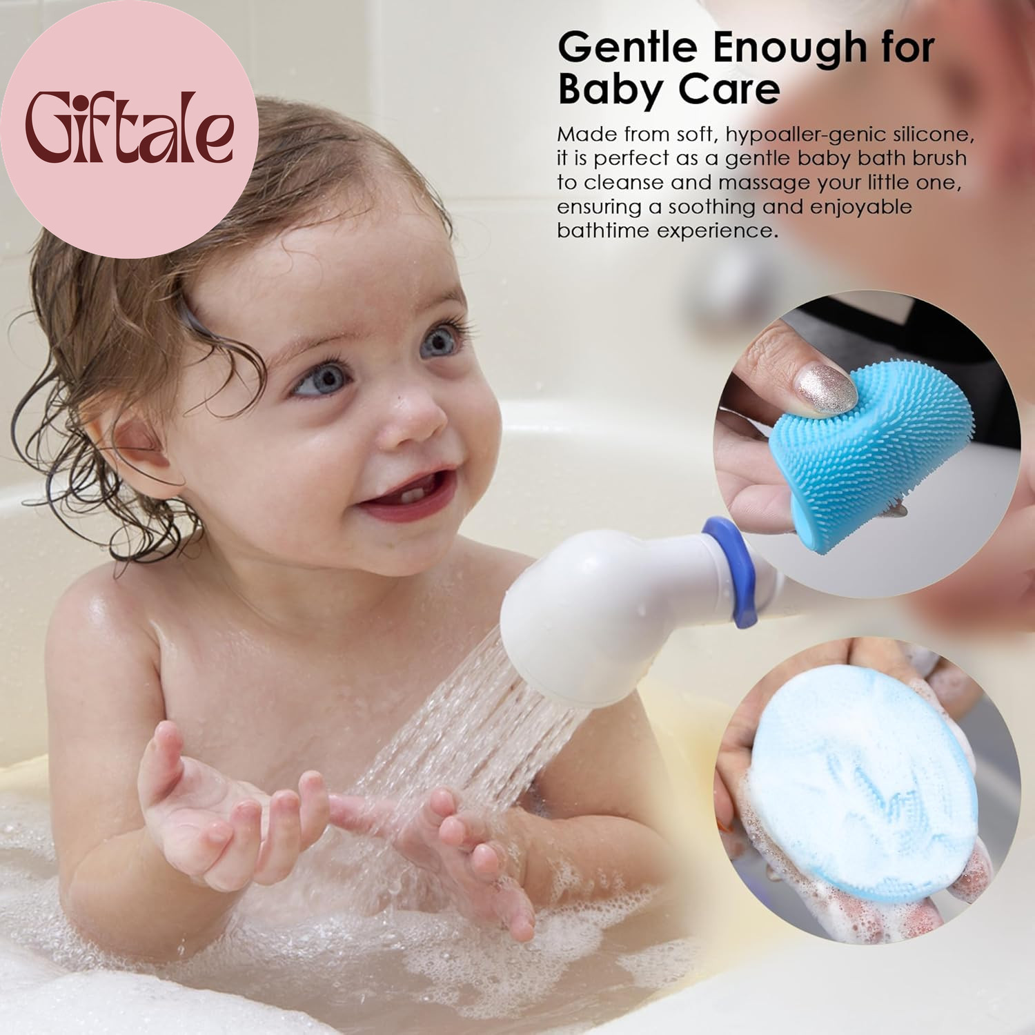 4 Pack Silicone Face Scrubber for Deep Cleansing and Exfoliation – Soft Facial