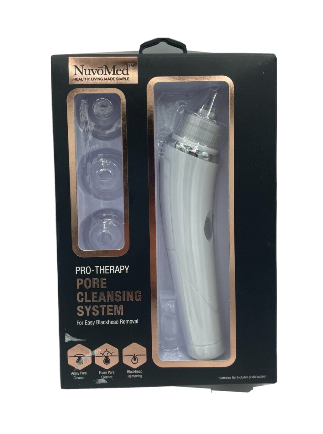 NUVOMED PRO-THERAPY PORE CLEANSING SYSTEM UNCLOG PORES BLACKHEAD REMOVAL