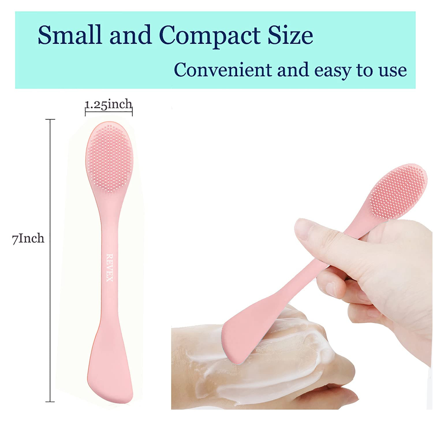 Silicone Face Mask Applicator,Face Scrubber,Exfoliating Pore Scrubber,Pore Clean