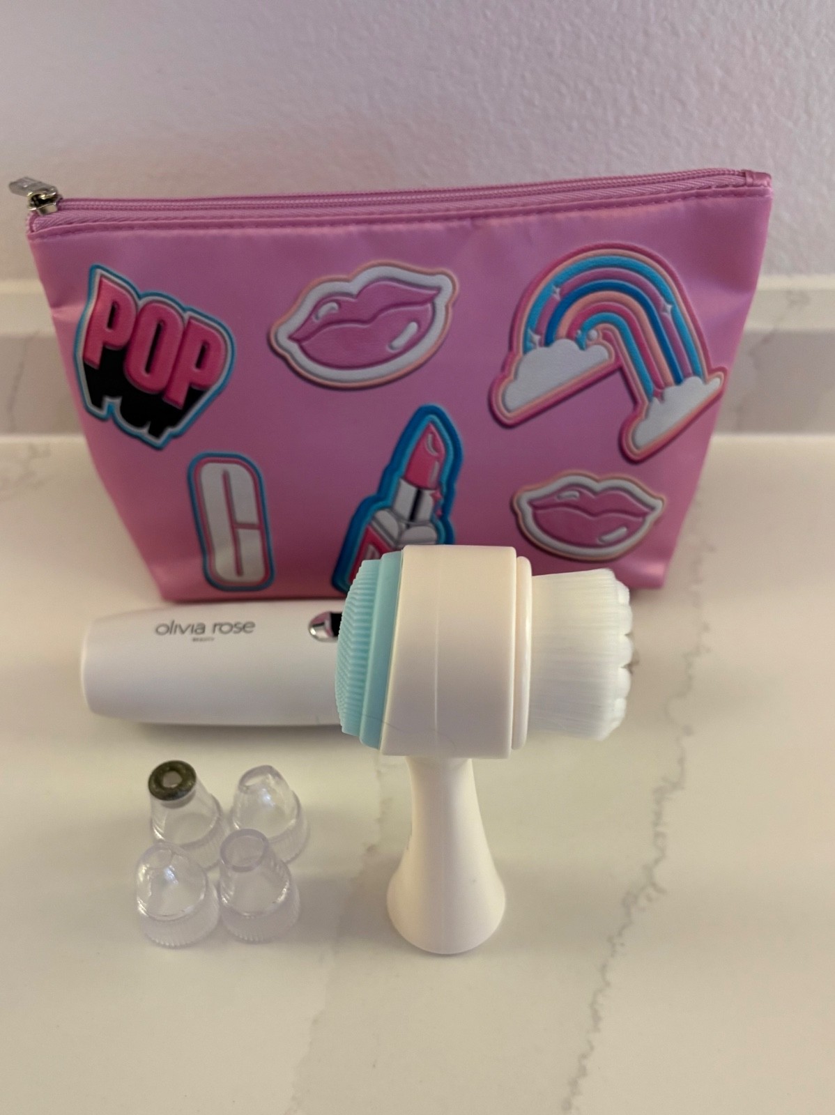 Olivia Rose Microdermabrasion Wand and dual head face scrubber/exfoliator