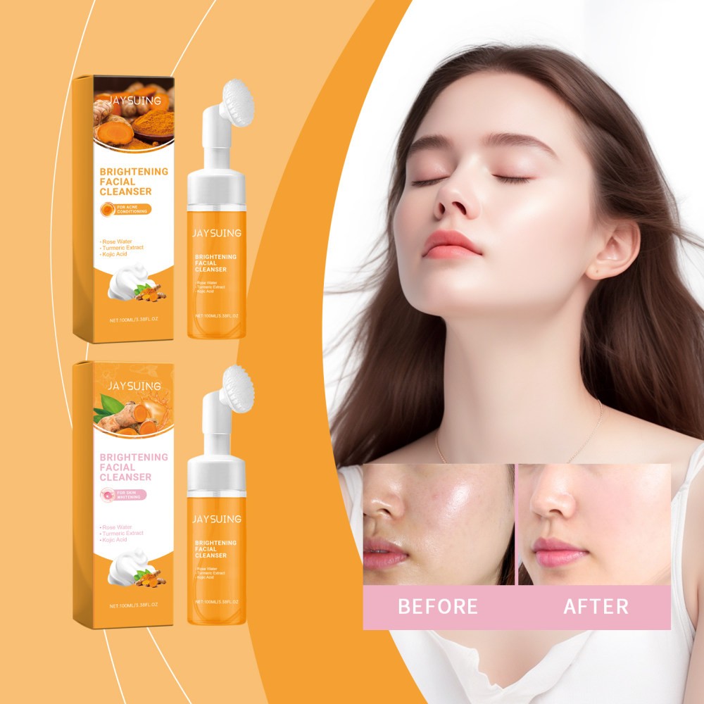 Turmeric Cleansing Mousse ntle Cleansing Facial Skin Pores