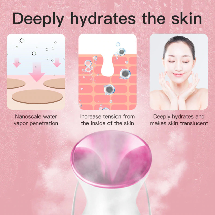 KONKA Facial Steamer Face Steamer Electric Spa Gentle Deap Clean Whitening 100ml