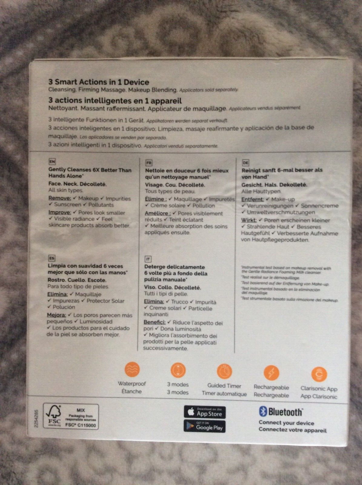 New in sealed box CLARISONIC MIA SMART 3-in-1 Sonic Facial Cleansing pink