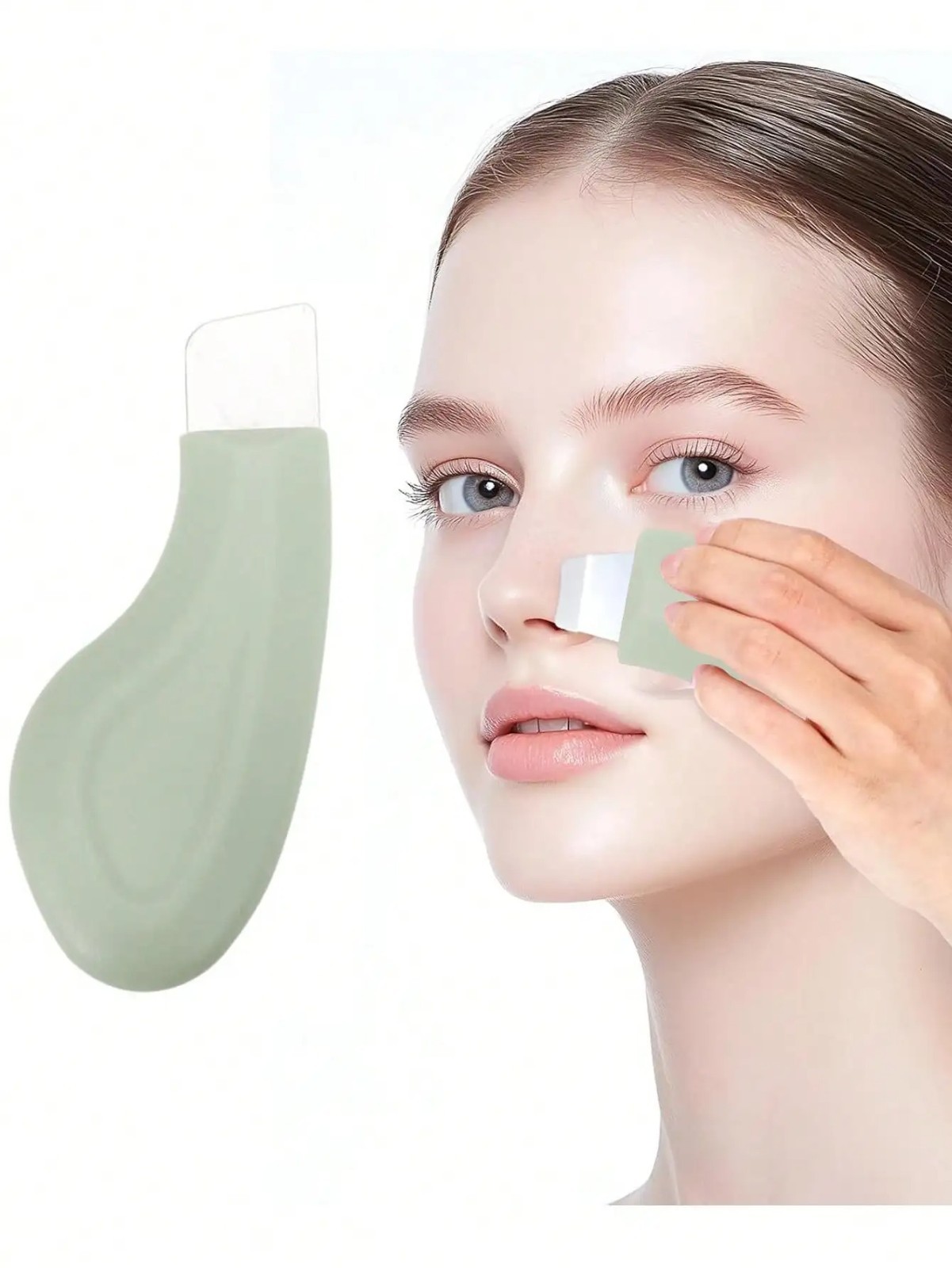 Facial Blackhead Remover Tool Silicone Nose Pore Cleanser Skin Scraper